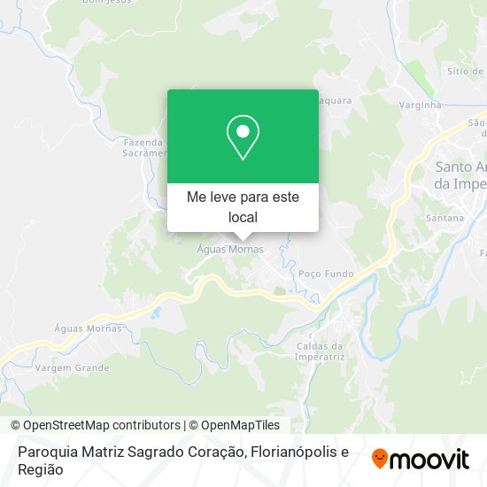 Paroquia Matriz Sagrado Coração mapa