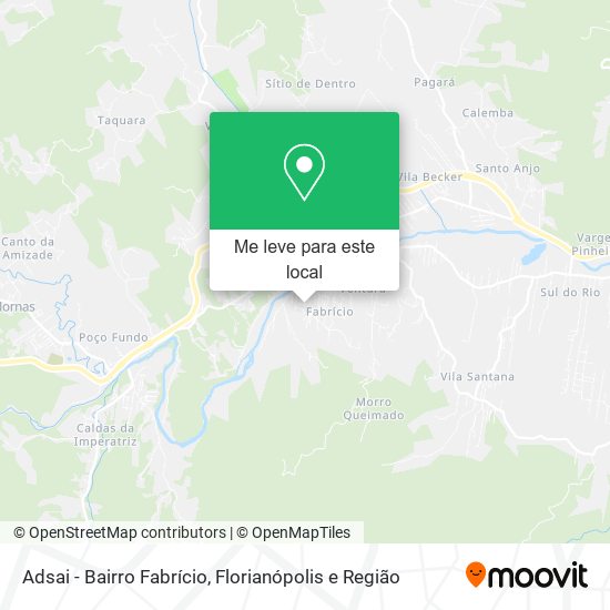Adsai - Bairro Fabrício mapa