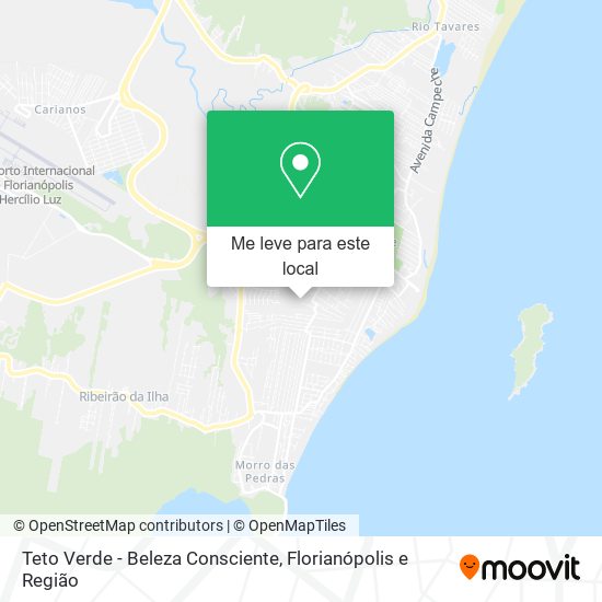 Teto Verde - Beleza Consciente mapa