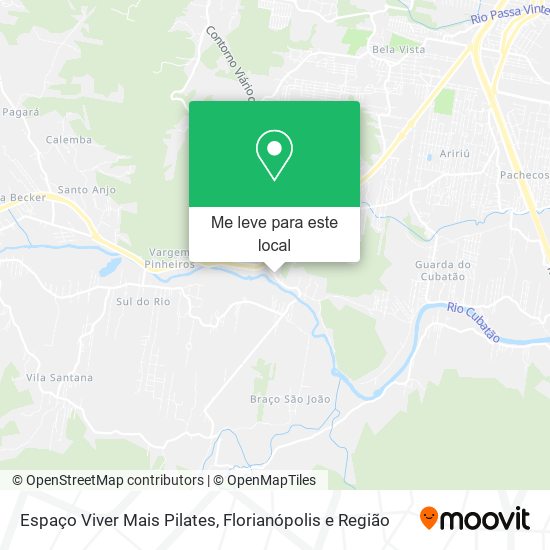 Espaço Viver Mais Pilates mapa