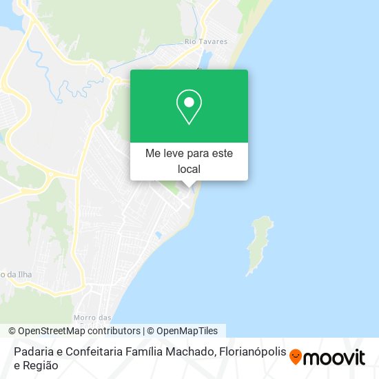 Padaria e Confeitaria Família Machado mapa