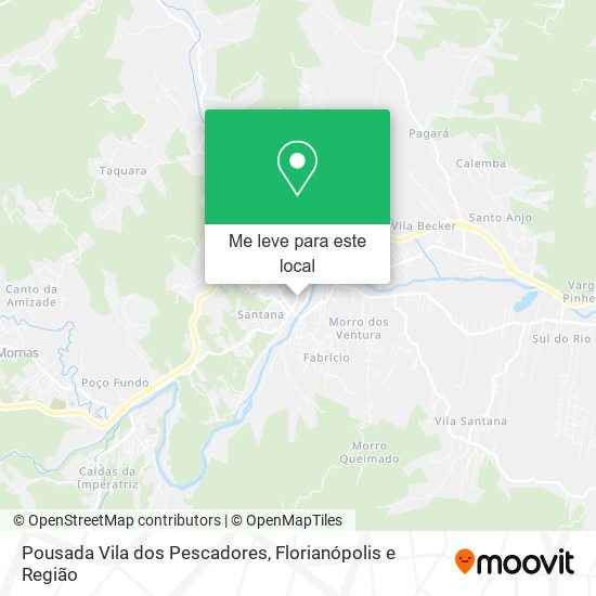Pousada Vila dos Pescadores mapa