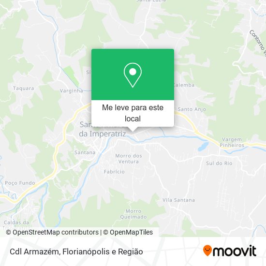 Cdl Armazém mapa