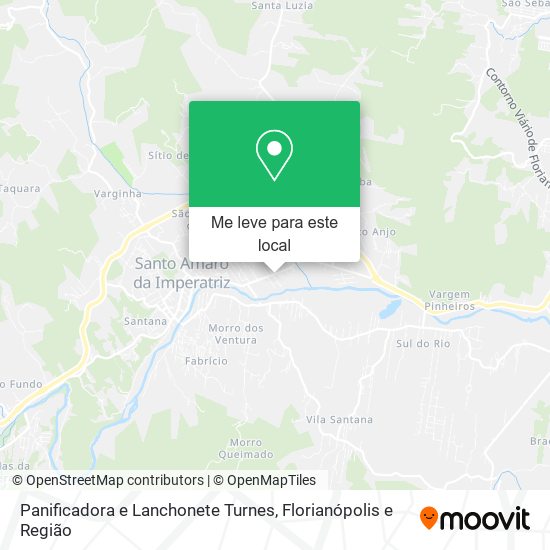 Panificadora e Lanchonete Turnes mapa