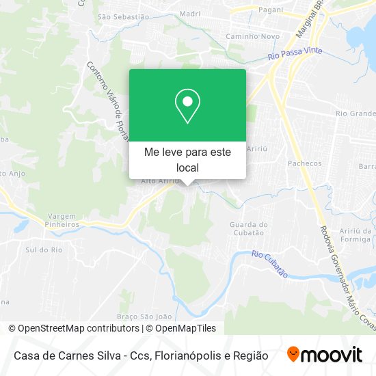 Casa de Carnes Silva - Ccs mapa