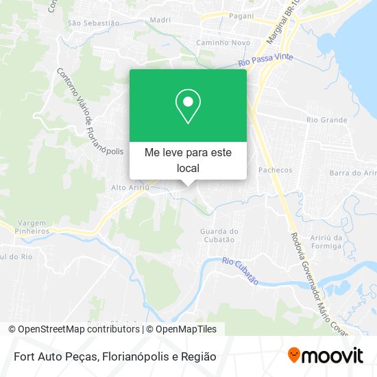 Fort Auto Peças mapa