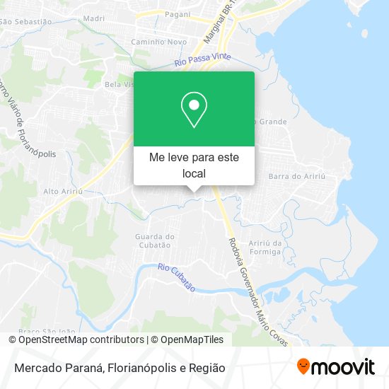 Mercado Paraná mapa