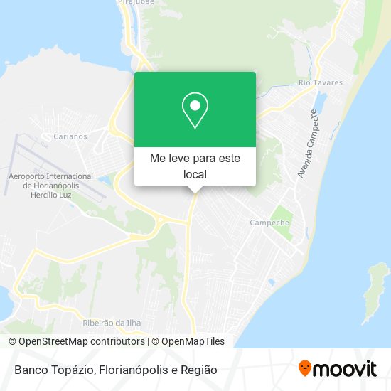 Banco Topázio mapa