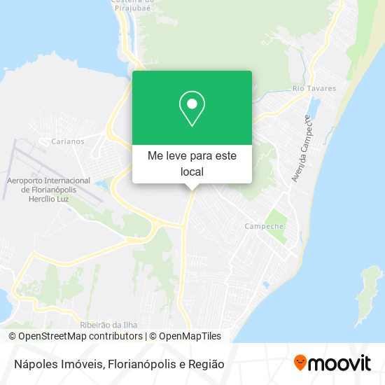 Nápoles Imóveis mapa
