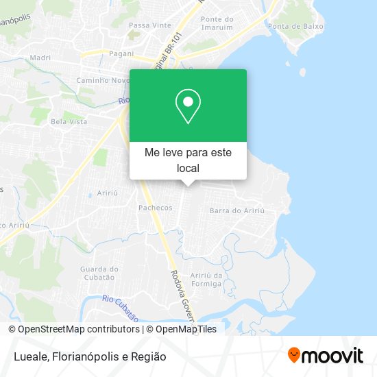 Lueale mapa
