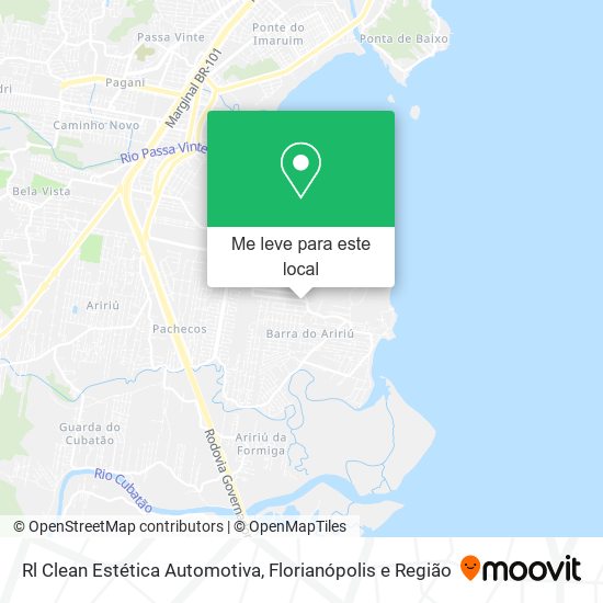 Rl Clean Estética Automotiva mapa