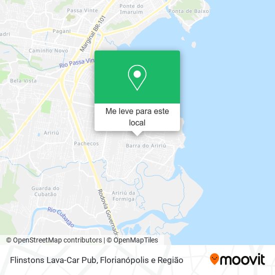 Flinstons Lava-Car Pub mapa