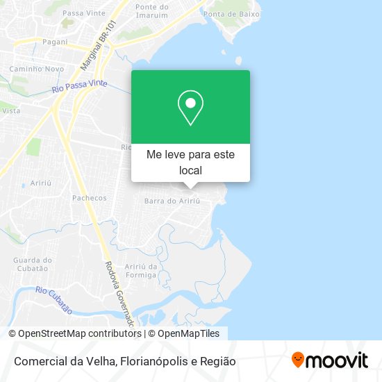 Comercial da Velha mapa