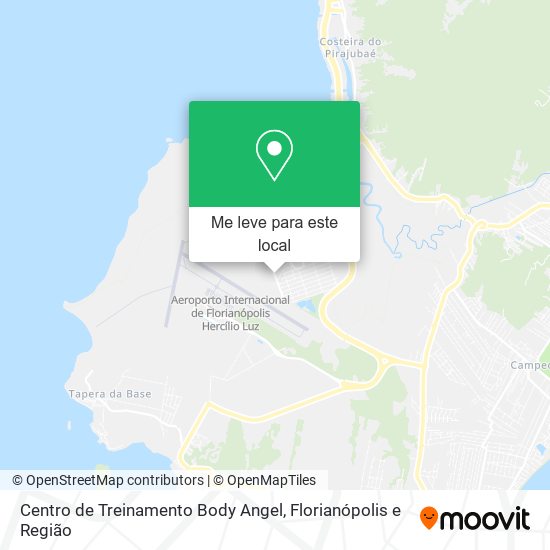 Centro de Treinamento Body Angel mapa