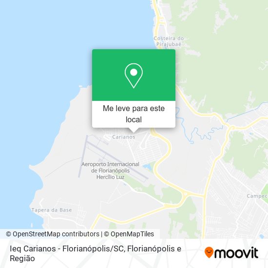 Ieq Carianos - Florianópolis / SC mapa