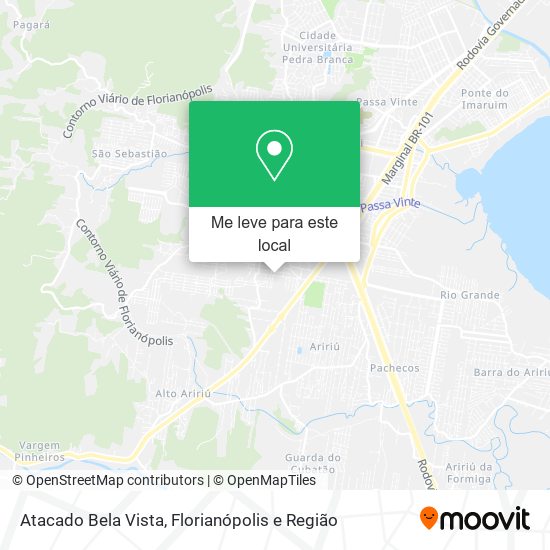 Atacado Bela Vista mapa