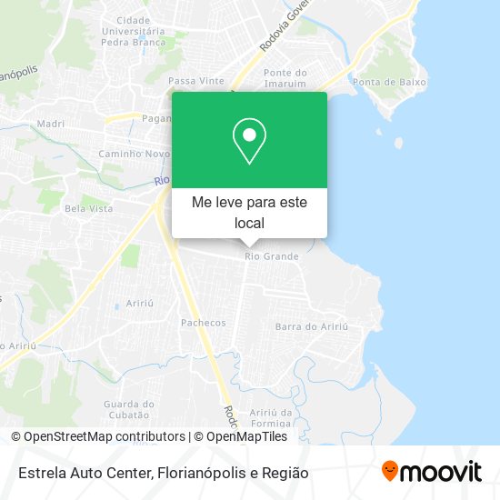 Estrela Auto Center mapa
