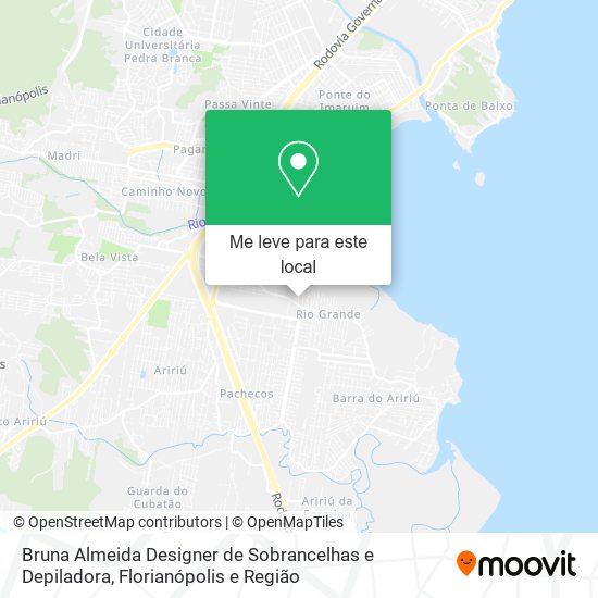 Bruna Almeida Designer de Sobrancelhas e Depiladora mapa