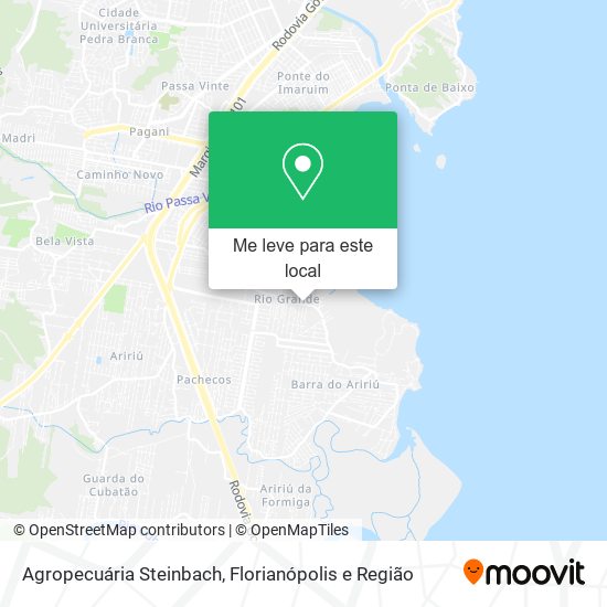 Agropecuária Steinbach mapa