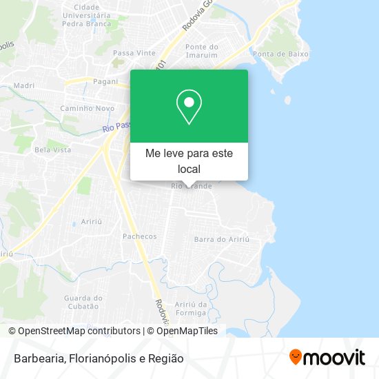 Barbearia mapa