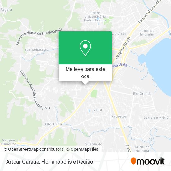 Artcar Garage mapa