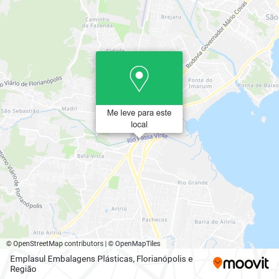 Emplasul Embalagens Plásticas mapa