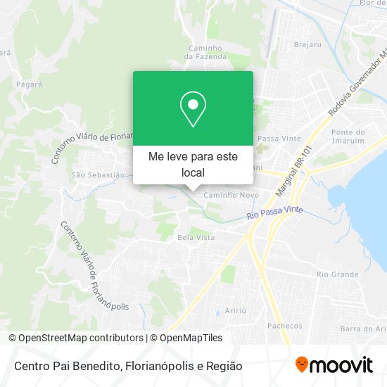 Centro Pai Benedito mapa
