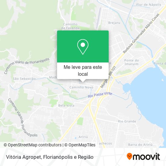 Vitória Agropet mapa