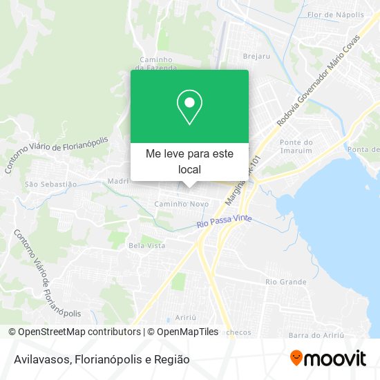 Avilavasos mapa