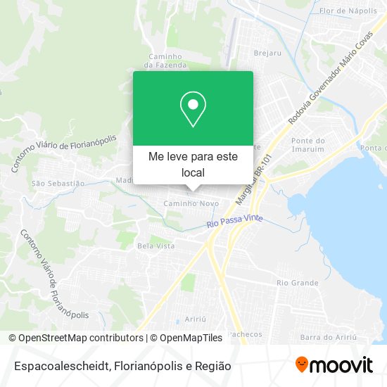 Espacoalescheidt mapa