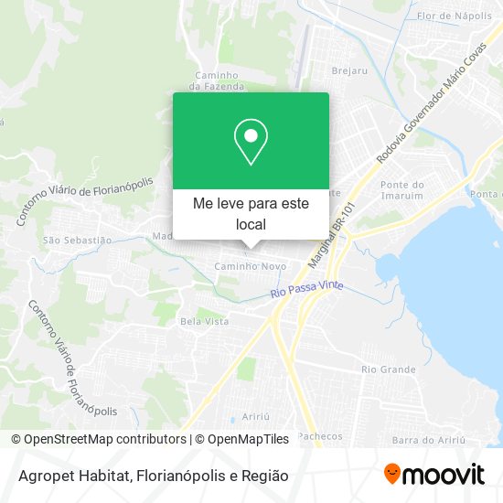 Agropet Habitat mapa