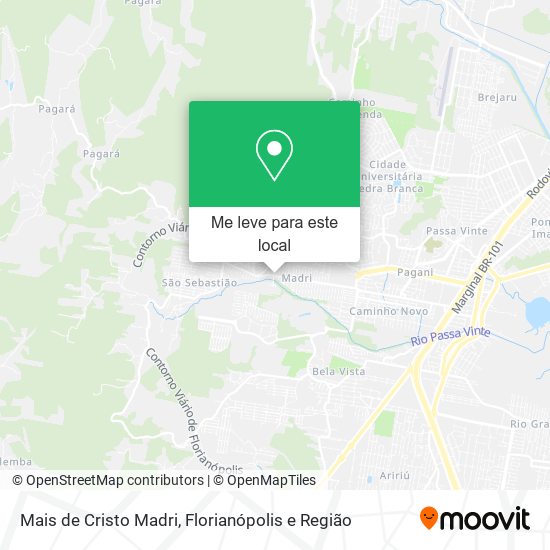 Mais de Cristo Madri mapa