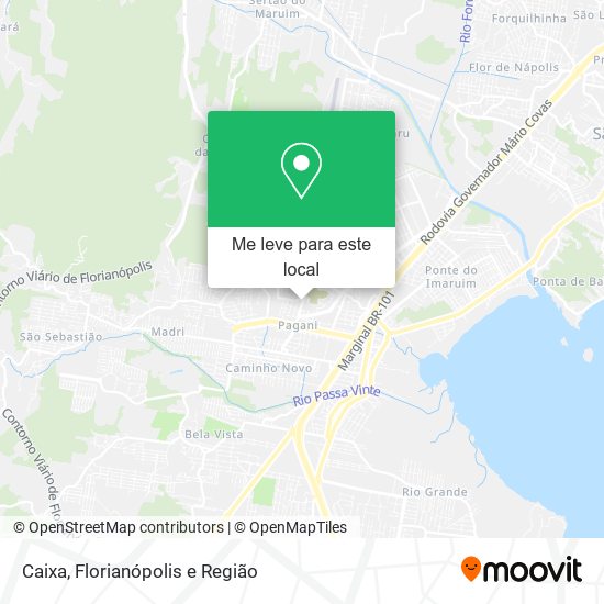Caixa mapa
