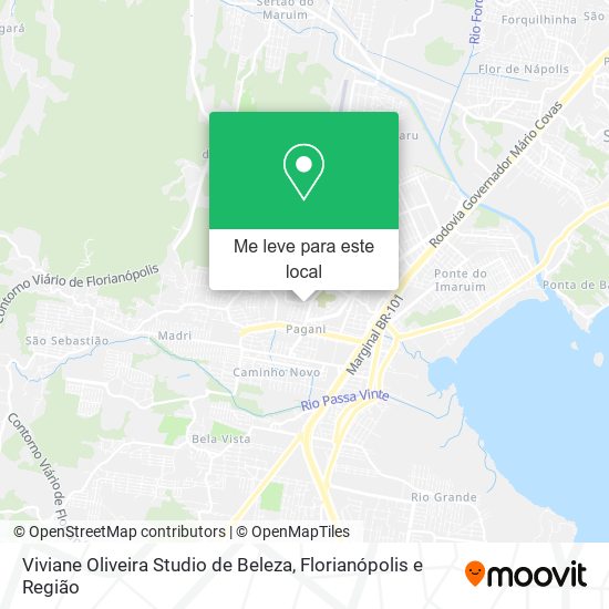 Viviane Oliveira Studio de Beleza mapa