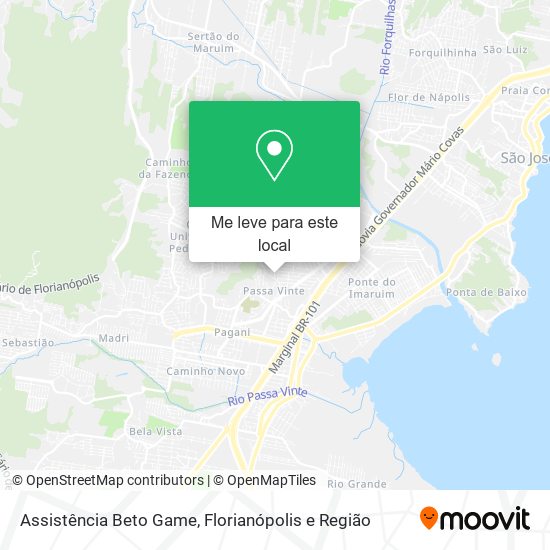 Assistência Beto Game mapa