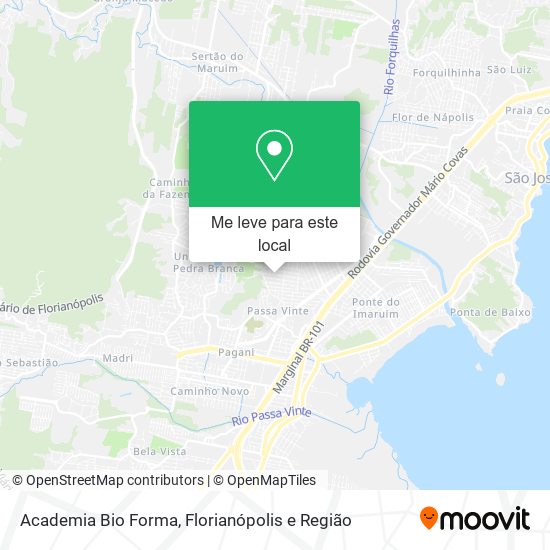 Academia Bio Forma mapa