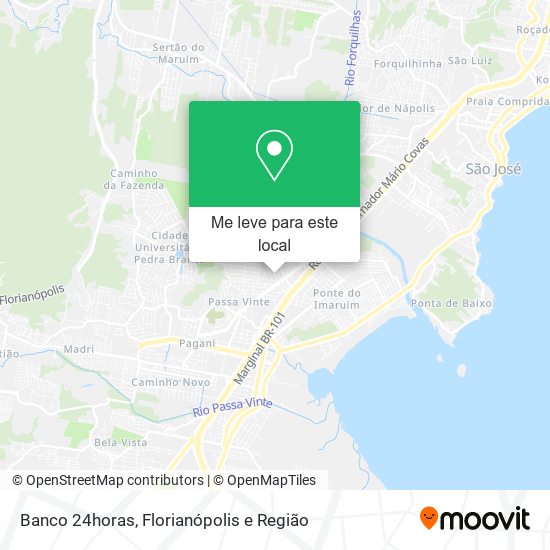 Banco 24horas mapa