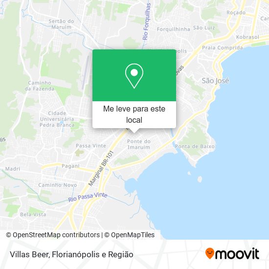 Villas Beer mapa