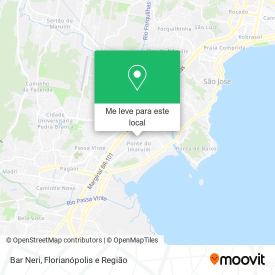 Bar Neri mapa