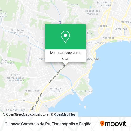 Okinawa Comércio de Pu mapa