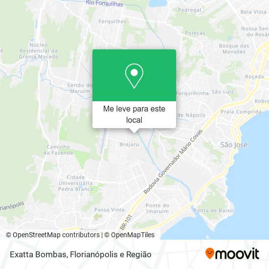 Exatta Bombas mapa