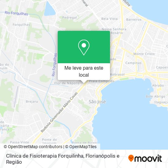 Clínica de Fisioterapia Forquilinha mapa