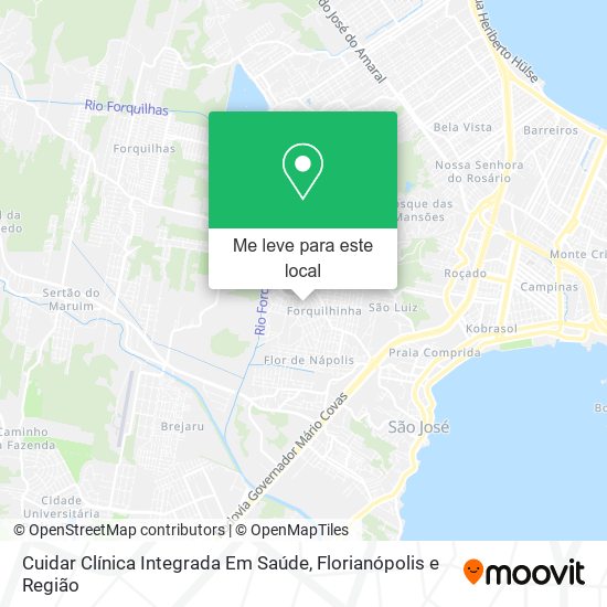 Cuidar Clínica Integrada Em Saúde mapa
