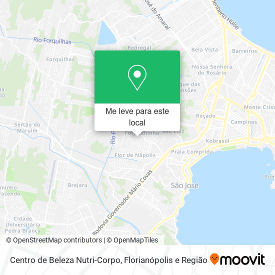Centro de Beleza Nutri-Corpo mapa
