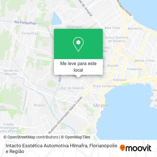 Intacto Esstética Automotiva Hlmafra mapa