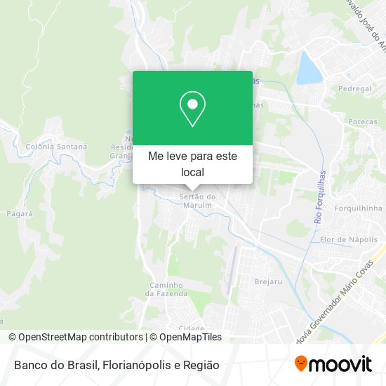 Banco do Brasil mapa