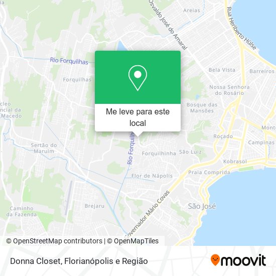 Donna Closet mapa