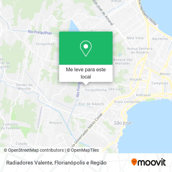 Radiadores Valente mapa