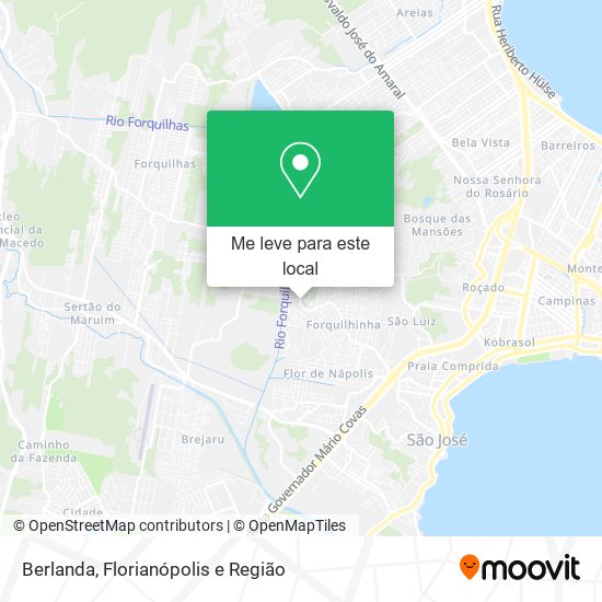 Berlanda mapa