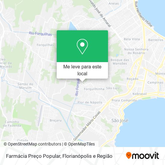 Farmácia Preço Popular mapa